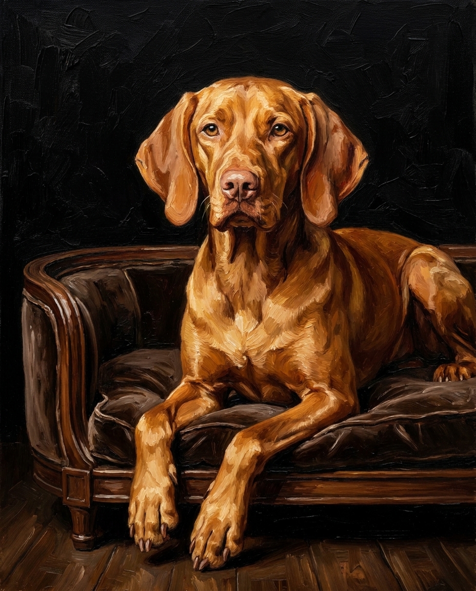 Portrait d'animal personnalisé Le roi de la maison imprimé sur toile encadrée